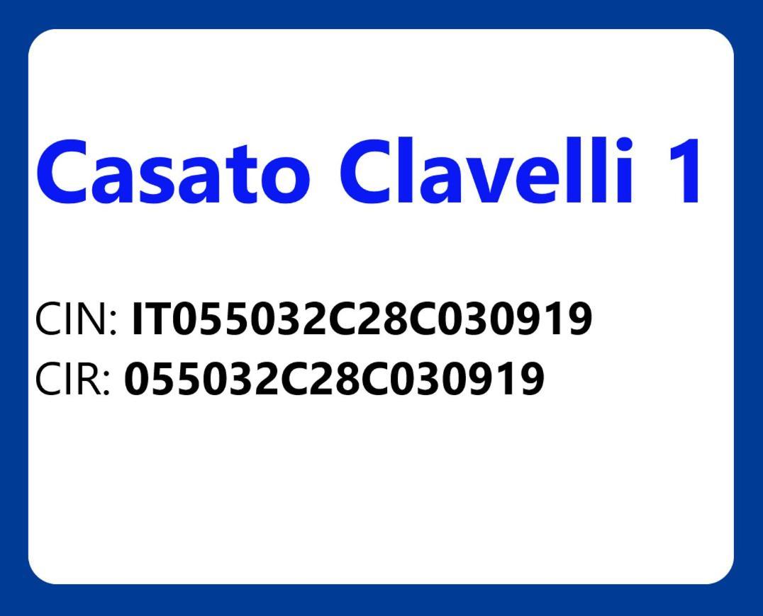 Casato Clavelli 1 Villa Collestatte Eksteriør bilde